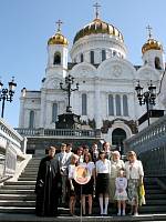 Богородские гимназисты на&nbsp;выпускном в&nbsp;Храме Христа Спасителя