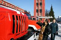 Освящение пожарных машин в&nbsp;Электростали