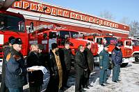 Освящение пожарных машин в&nbsp;Электростали