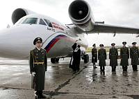 Освящение самолета на&nbsp;аэродроме &laquo;Чкаловский&raquo;