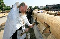 Основание церкви в&nbsp;Оболдине