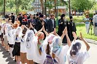 Открытие епархиального детско-молодежного лагеря