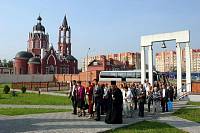 Посещение Щелковского собора зарубежными гостями