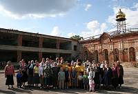 Крест над храмом в Орехово-Зуево