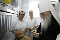 Освящение цеха по выпечке просфор на ЗАО "Щелковохлеб"