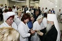 Освящение цеха по выпечке просфор на ЗАО "Щелковохлеб"