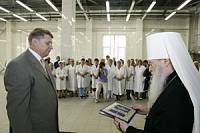 Освящение цеха по выпечке просфор на ЗАО "Щелковохлеб"