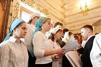 Освящение храма в Медвежьих Озерах