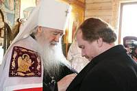 Освящение храма в Медвежьих Озерах