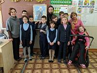 Посещение школы-интерната для детей с ОВЗ