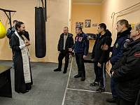 Освящение спортивного зала в поселке Черусти