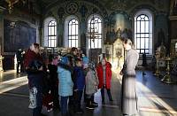 Гости в Богородицерождественском соборе г. Орехово-Зуево