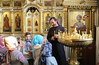 Гости в Богородицерождественском соборе г. Орехово-Зуево