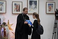 Открытие выставки-конкурса детского рисунка «Вифлеемская звезда» в г. Щелково