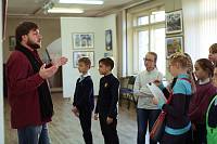 Ученики детской школы искусств Богоявленского собора в Ногинском отделении Союза художников России