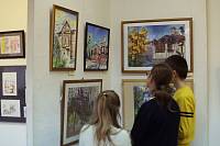 Ученики детской школы искусств Богоявленского собора в Ногинском отделении Союза художников России