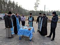 Закладка храма в честь Иоанна Предтечи в г. Рошале