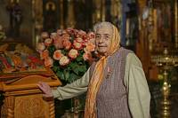 90-летие казначея Покровского храма села Воскресенское А.И. Лежневой