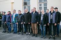 Проводы новобранцев в Щелковском военкомате