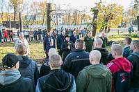 Проводы новобранцев в Щелковском военкомате