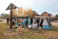 Молебен в деревне Мишнево