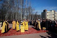 Освящение креста для Князь-Владимирского храма в Балашихе