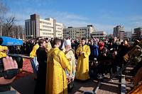 Освящение креста для Князь-Владимирского храма в Балашихе