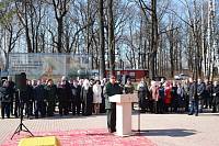 Освящение креста для Князь-Владимирского храма в Балашихе