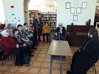 Беседа в клубе пожилых людей «Гармония» г. Шатуры