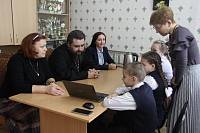 Встреча с учащимися в Куровском