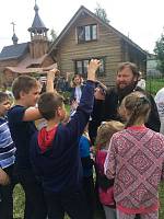 Веселые старты для учеников воскресной школы в Электрогорске