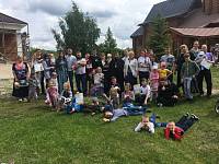 Веселые старты для учеников воскресной школы в Электрогорске