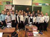 Беседа со школьниками во Фрязине