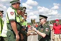 Закрытие всеармейского конкурса «Дорожный патруль» на полигоне Ногинского учебного центра