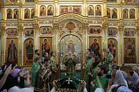 День Пресвятой Троицы на приходе Троицкого храма села Шарапово