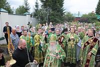 День Пресвятой Троицы на приходе Троицкого храма села Шарапово