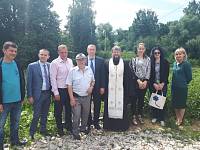 Открытие пешеходного моста через Клязьму у Знаменского храма г. Щелково