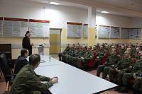 Беседа с военнослужащими в дивизии им. Ф.Э. Дзержинского
