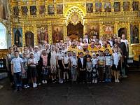 Проводы участников лагеря «Благовест» на отдых в Крым