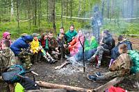 Завершение смены семейного отдыха «Школа выживания» в Богородском благочинии