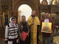 Встреча в храме Новомучеников Орехово-Зуевских с родственниками мученика Димитрия Волкова