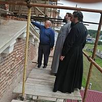 Престольный праздник в Воскресенском храме села Ильинский Погост