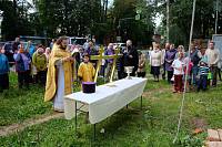 Освящение крестов для звонниц Знаменского храма села Ивановское