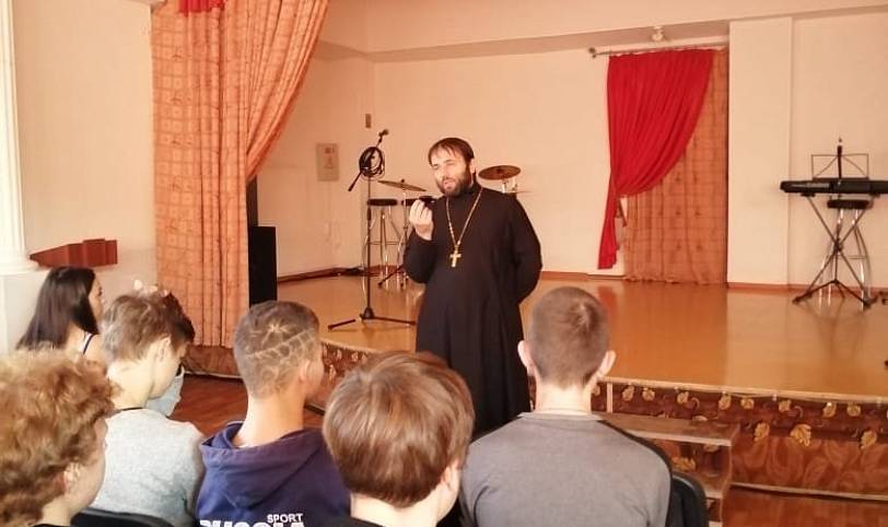 Лекция в техникуме г. Рошаля