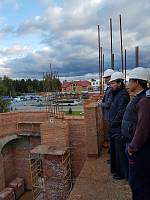 Визит главы городского округа Шатура на место строительства Никольского храма