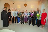 Поздравление семей-юбиляров в Ликино-Дулеве