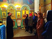 Студенты Щелковского колледжа в храме иконы Божией Матери «Спорительница хлебов»