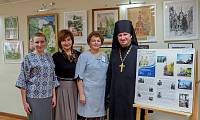 Открытие выставки в художественной школе в Павлине