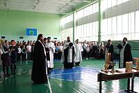 Освящение школы № 24 в Обухове