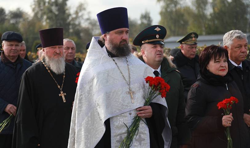 Траурный митинг на Богородском кладбище